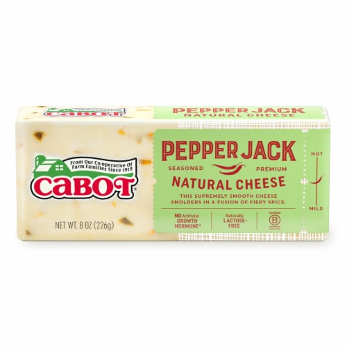 Cabot® Pepper Jack Natural Cheese Perspective: front
