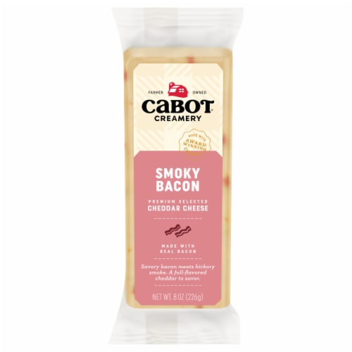 Cabot® Smoky Bacon Cheddar Cheese Perspective: front