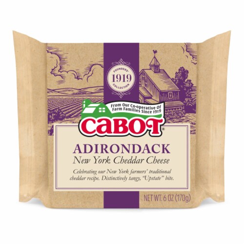 Cabot® Adirondack New York Cheddar Cheese Perspective: front