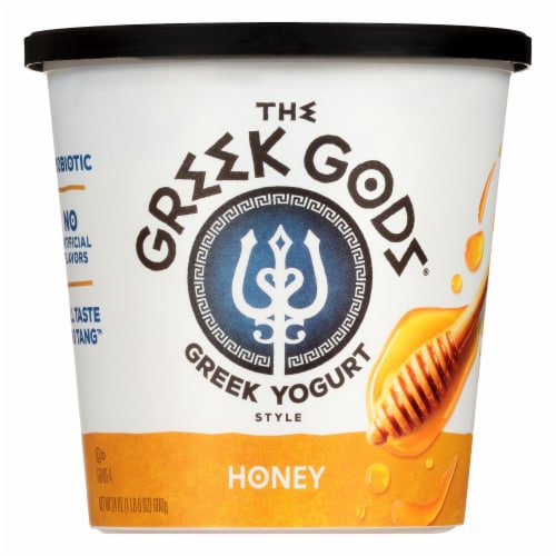 The Greek Gods® Honey Greek Style Yogurt Tub Perspective: front