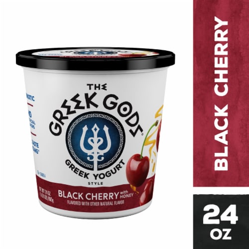 The Greek Gods® Black Cherry with Honey Greek Style Yogurt Tub