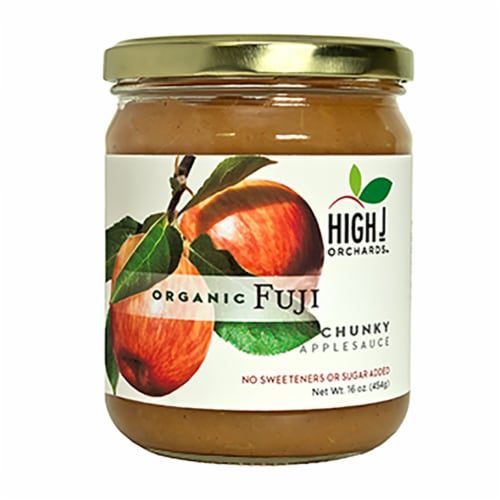 High J Orchards Organic Fuji Applesauce, 16 oz - QFC