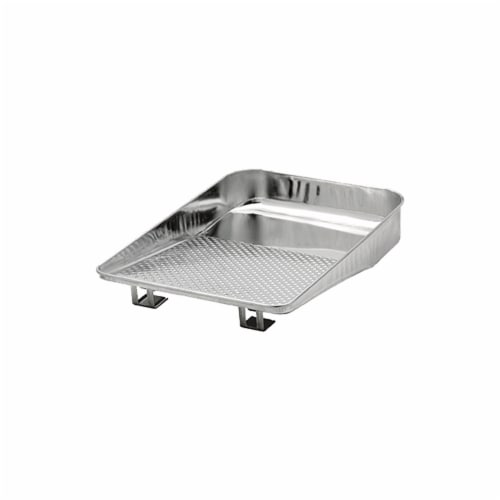 Valspar Rubberset Metal Tray - Silver Perspective: front
