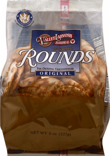 Valley Lahvosh Rounds Original Crackerbread Perspective: front