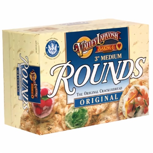 Valley Lahvosh Rounds 3" Medium Original Crackerbread Perspective: front