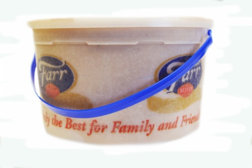 Farr Better Burnt Almond Fudge Ice CreamPail Perspective: front