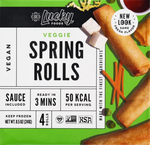 Lucky Foods Veggie Spring Rolls