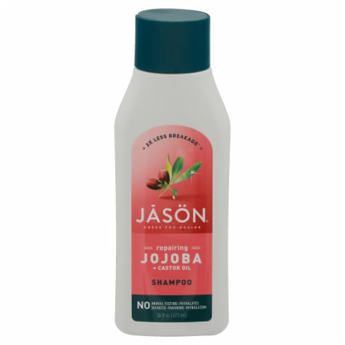 Jason® Strong & Healthy Jojoba + Castor Oil Shampoo Perspective: front