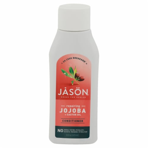 Jason® Strong & Healthy Jojoba + Castor Oil Conditioner Perspective: front