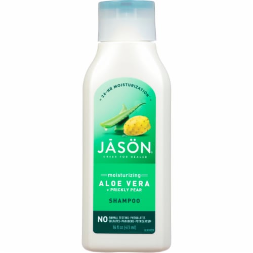 Jason® Intense Moisture Aloe Vera + Prickly Pear Shampoo Perspective: front