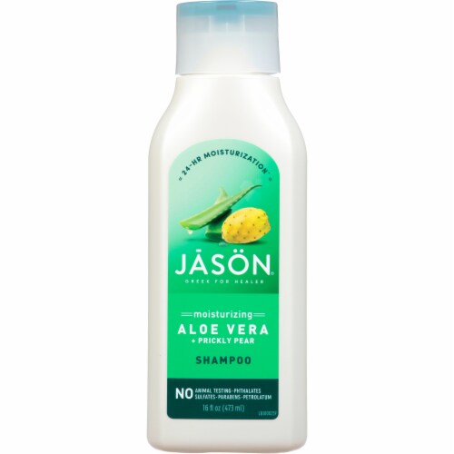 Jason® Intense Moisture Aloe Vera + Prickly Pear Shampoo Perspective: front