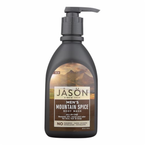 Jason Men's Mountain Spice All-In-One Body Wash Perspective: front