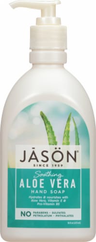 Jason Aloe Vera Satin Hand Soap Pump Perspective: front