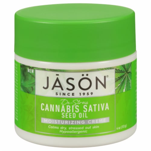 Jason Cannabis Sativa Seed Oil Moisturizing Creme Perspective: front
