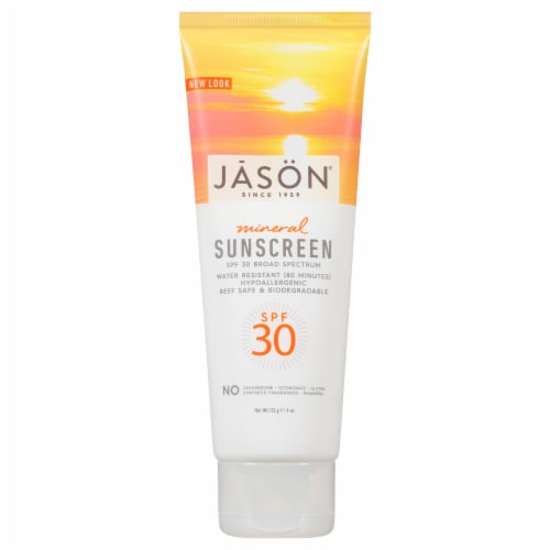 Jason® Natural Products Mineral Sunscreen SPF 30 Perspective: front