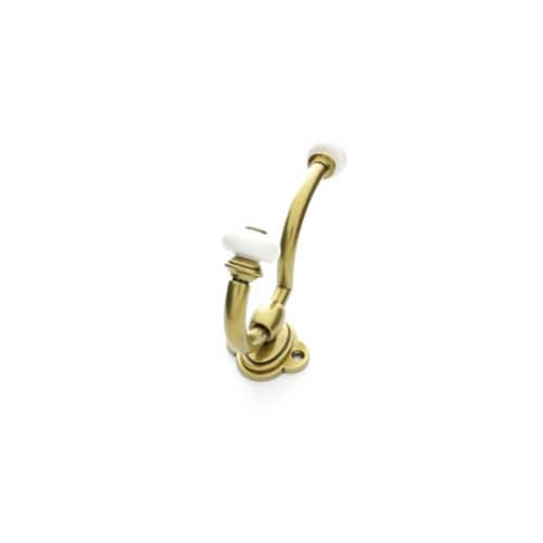 Hickory Hardware P79-LP 5.5 in. Long Manor House Collection Coat & Hat Hook, Lancaster Hand P Perspective: front