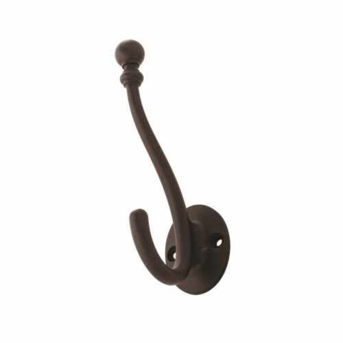 Hickory Hardware S077194-VB 5.25 in. Long Cottage Collection Coat & Hat Hook, Vintage Bronze Perspective: front