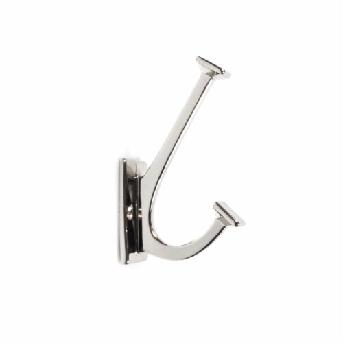 Hickory Hardware S077192-14 4.875 in. Long Skylight Collection Coat & Hat Hook, Polished Nick Perspective: front