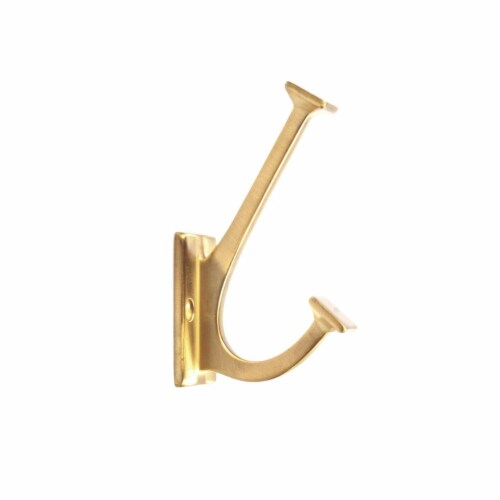 Hickory Hardware S077192-BGB 4.875 in. Long Skylight Collection Coat & Hat Hook, Brushed Gold Perspective: front