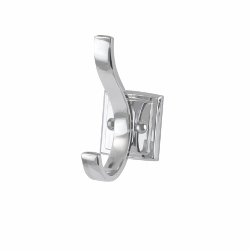 Hickory Hardware H078774CH 0.75 in. Center to Center Dover Collection Hook, Chrome Finish Perspective: front