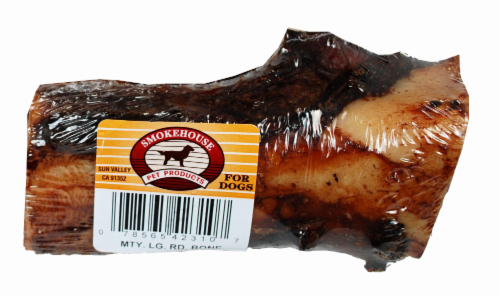 Smokehouse 5" Meaty Round Dog Bone Perspective: front