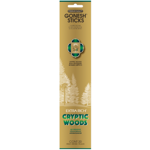 Gonesh® Sticks Extra Rich Cryptic Woods Air Freshener Perspective: front