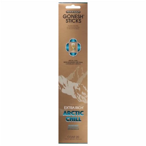 Gonesh Artic Chill Incense Sticks Perspective: front