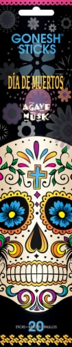 Gonesh® Dia de Muertos Agave Musk Incense Sticks Perspective: front