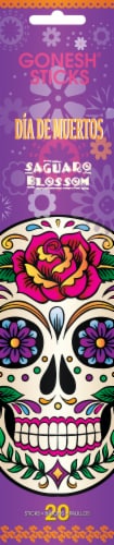 Gonesh® Dia de Muertos Sanguaro Blossom Incense Sticks Perspective: front