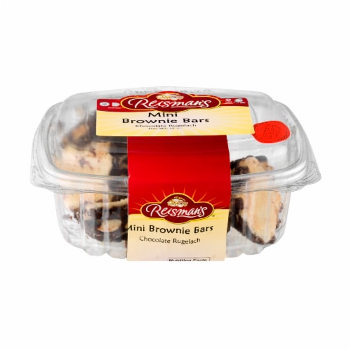 Reisman's Mini Brownie Bars Chocolate Rugelach Perspective: front