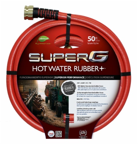 Element MAXLite Red Rubber Garden Hose Perspective: front