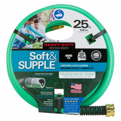 Swan Soft & Supple Heavy Duty Garden Hose - Green Perspective: front