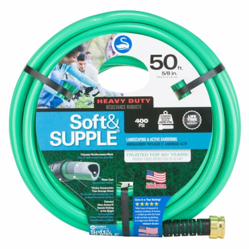 Swan Soft & Supple® Heavy Duty Garden Hose - Green Perspective: front