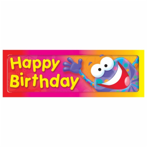 Trend Enterprises Trend Frogtastic! Bookmarks: Happy Birthday 36/Pack T-12061 Perspective: front