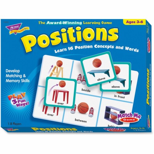 Trend Positions Match Me Games - Educational - 1 to 8 Players - 1 Each Trend Positions Match Me Games - Educational - 1 to 8 Players - 1 Each