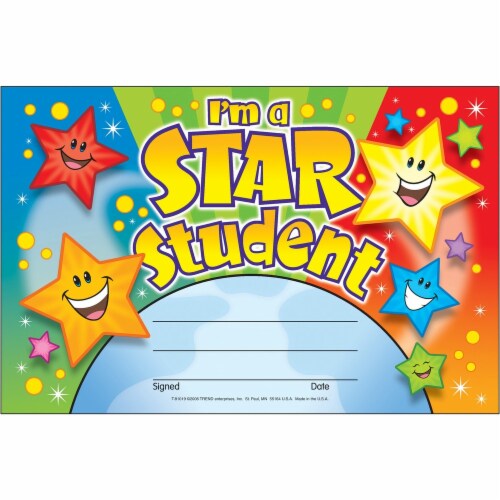 Trend I'm a Star Student Recognition Awards - 8.5 Trend I'm a Star Student Recognition Awards - 8.5