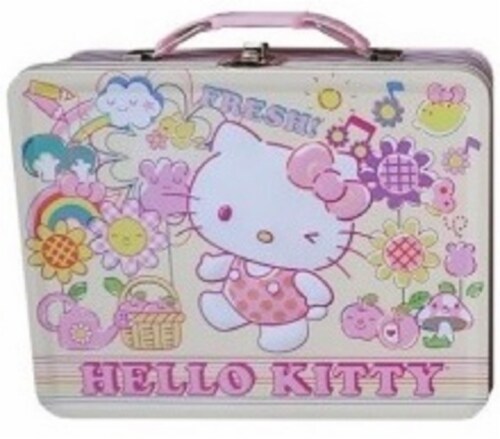 Hello Kitty Tin Collector Box Perspective: front