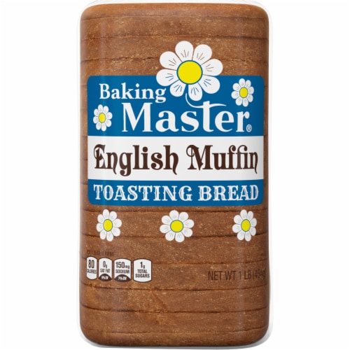 Master English Muffin Plain Toasting Bread Perspective: front