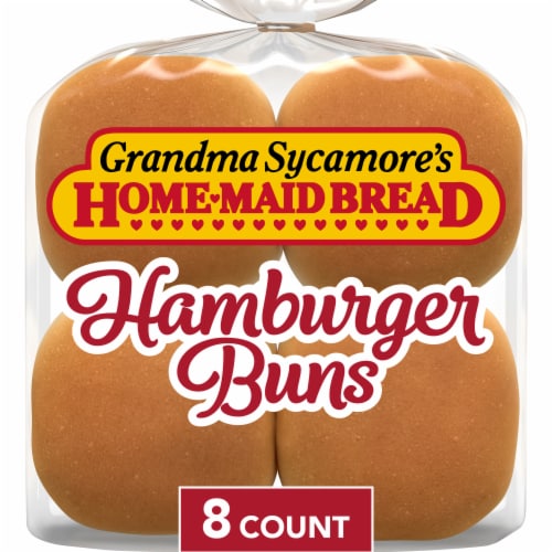 Grandma Sycamore's Plain Hamburger Buns Perspective: front
