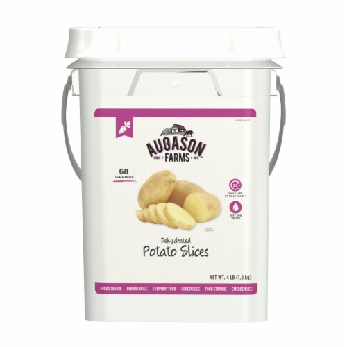 Augason Farms Dehydrated Potato Slices - 4 lb Perspective: front