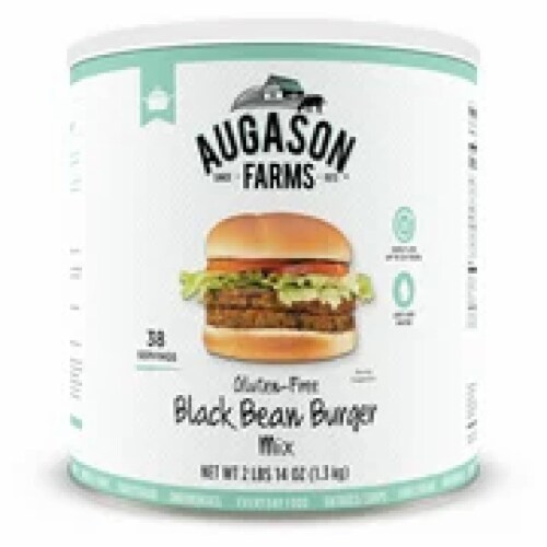 Augason Farms Gluten-Free Black Bean Burger Mix Perspective: front