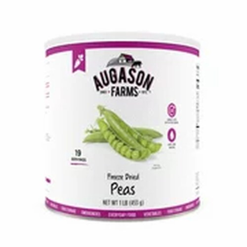 Augason Farms Freeze-Dried Peas Perspective: front