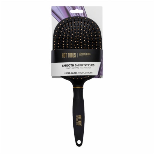 Hot Tools Signature Styles Smooth Shiny Styles Extra-Large Paddle Brush Perspective: front