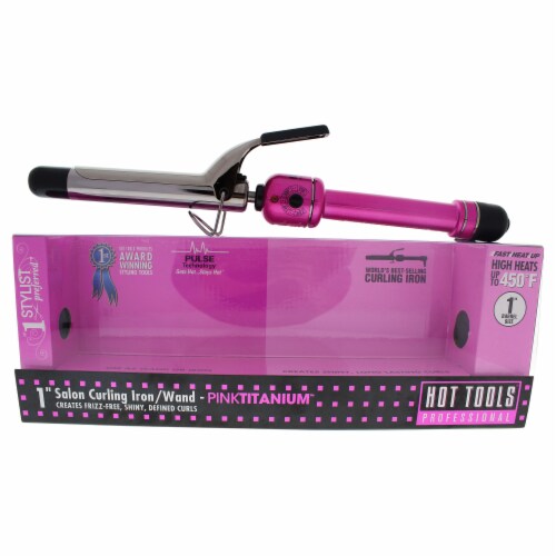 Hot tools pink titanium flat iron outlet