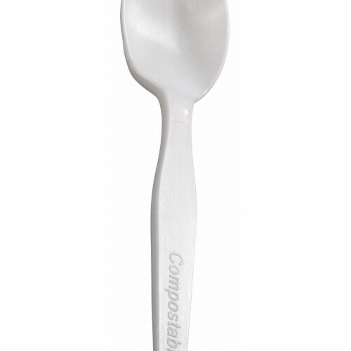 Dixie Disposable Spoon,Beige,Plastic,PK960  SSCS71 Perspective: front