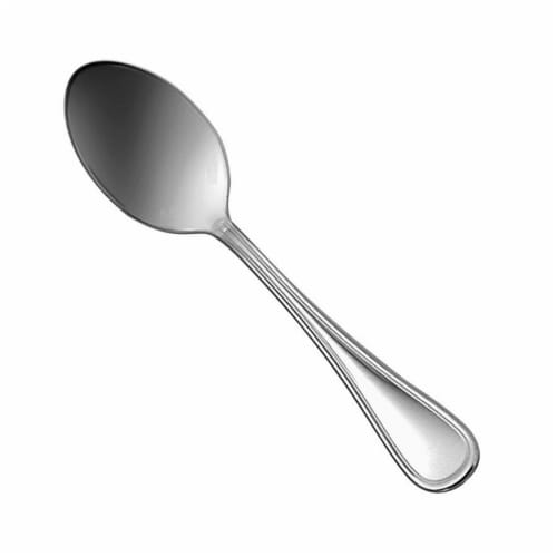 Oneida T029STSF Bellini Stainless Steel Extra Heavy Weight US Size Teaspoon Silver Perspective: front