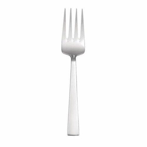 Oneida T657FCMF Fulcrum Stainless Steel Cold Meat Fork Silver Perspective: front