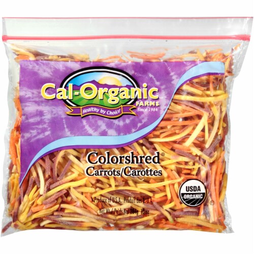 Cal-Organic Colorshred Carrots Perspective: front