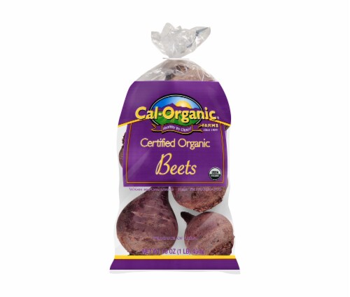 Cal-Organic Certified Organic Red Beets Perspective: front