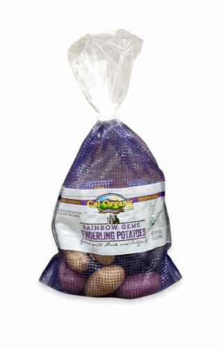 Cal-Organic® Rainbow Gem Fingerling Potatoes Perspective: front